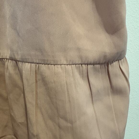 American Eagle Top Small Primrose Pink Lace Peplum Sheer Mesh Fairy Coquette - Picture 8 of 14